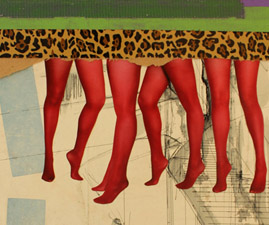 "All American Appeal 2" - Collaborative Work With Garet Martin, Lisa Wicka & David Wischer - Mixed Media Collage