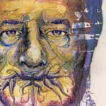 Spencer Pullen "Cthulhu Jack" - Acrylic Ink & Micron Pen on Dura-Lar