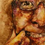 Jannet Rivera - Sharpie & Watercolor on Acetate