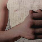 Alissa Staley "Tough Love" - Duralar and Glue on Inkjet Print